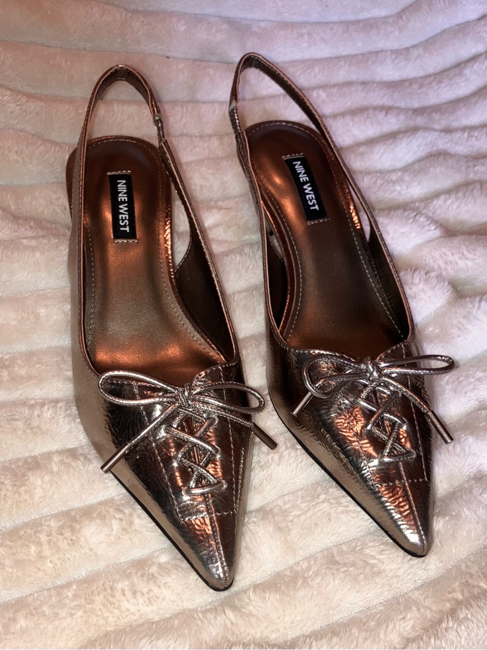 Nine West Anora Kitten Heel Slingback Pumps